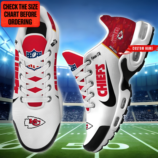 [SPECIAL OFFER] NEW CUSTOMIZED NFL01 KCC KANSAS CITY CHIEFS AIR MAX PLUS SNEAKERS