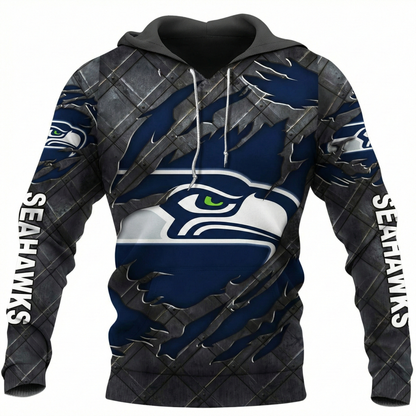LIMITED EDITION - NEW CUSTOMIZED NFL06 SSH SEATTLE SEAHAWKS UNISEX T-SHIRT, POLO, HOODIE & JACKETS