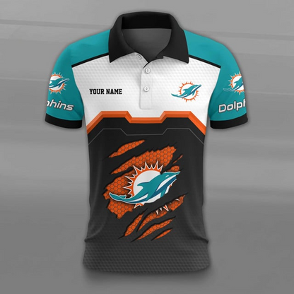 LIMITED EDITION - NEW CUSTOMIZED NFL19 MDP MIAMI DOLPHINS UNISEX T-SHIRT, POLO, HOODIE & JACKETS