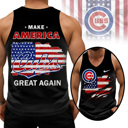 LIMITED EDITION - NEW CUSTOMIZED MLB04 CCS CHICAGO CUBS UNISEX TANK TOP