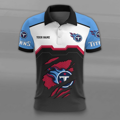 LIMITED EDITION - NEW CUSTOMIZED NFL31 TST TENNESSEE TITANS UNISEX T-SHIRT, POLO, HOODIE & JACKETS
