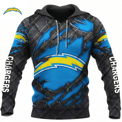 LIMITED EDITION - NEW CUSTOMIZED NFL09 LAC LOS ANGELES CHARGERS UNISEX T-SHIRT, POLO, HOODIE & JACKETS