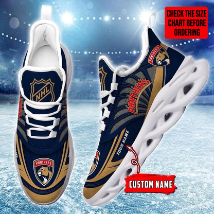 [SUPER SALE] NEW CUSTOMIZED NHL01 FPT FLORIDA PANTHERS CLUNKY SNEAKERS