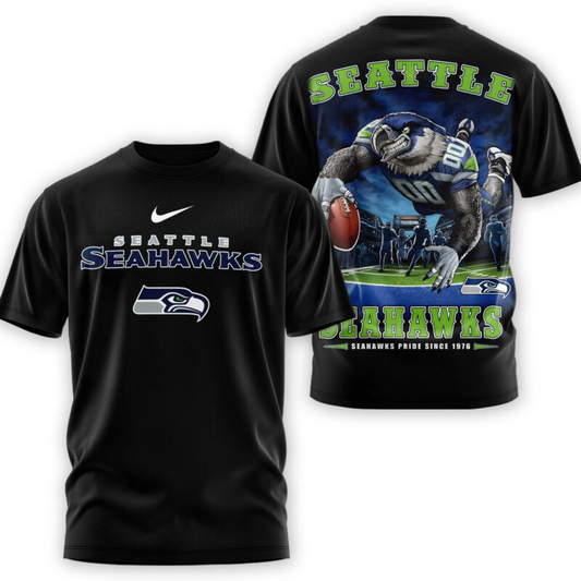 LIMITED EDITION - NEW CUSTOMIZED NFL06 SSH SEATTLE SEAHAWKS UNISEX T-SHIRT, POLO, HOODIE & JACKETS