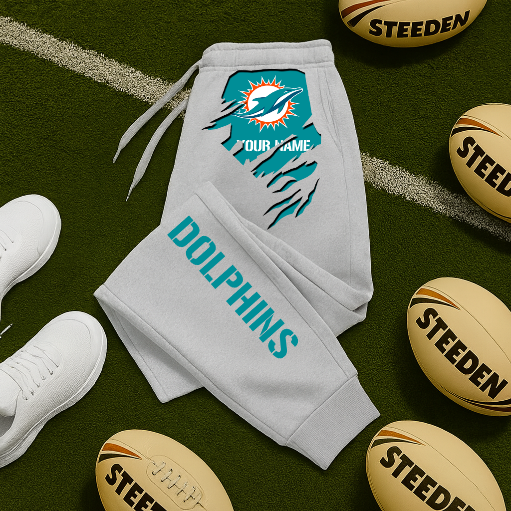 LIMITED EDITION - NEW PERSONALIZED NFL19 MDP MIAMI DOLPHINS JOGGERS