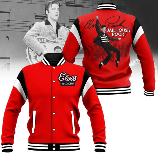 New Premium Elvis Presley Baseball Jacket - EVPLCAO14