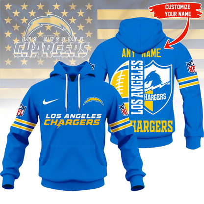 LIMITED EDITION - NEW CUSTOMIZED NFL09 LAC LOS ANGELES CHARGERS T-SHIRT, HOODIE, ZIP HOODIE