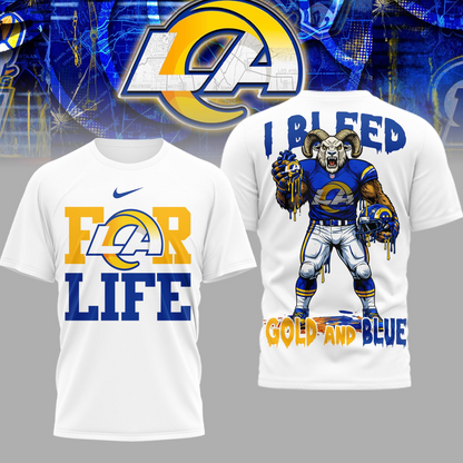 LIMITED EDITION - NEW CUSTOMIZED NFL22 LAR LA RAMS UNISEX T-SHIRT, POLO & HOODIE