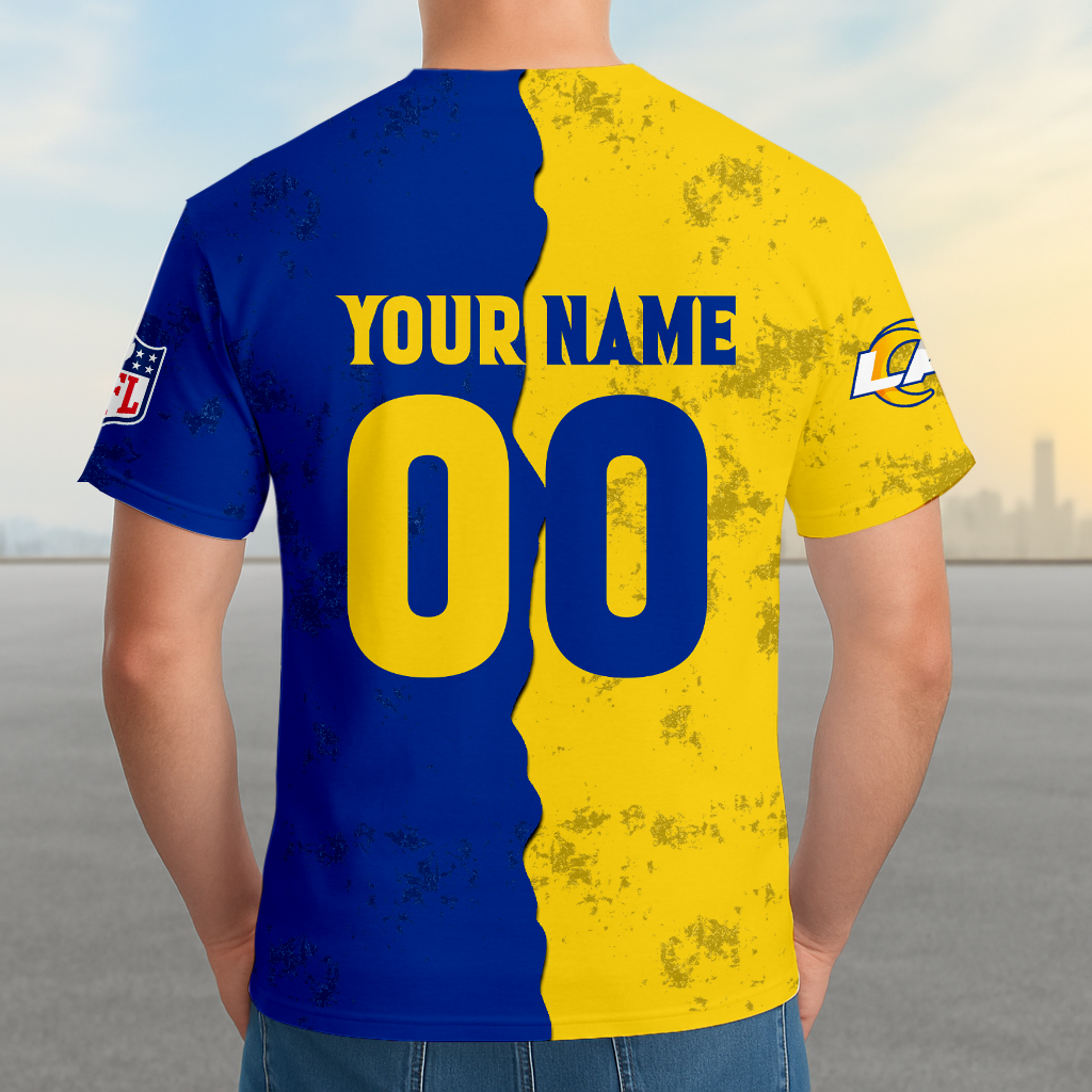 LIMITED EDITION - NEW CUSTOMIZED NFL22 LAR LOS ANGELES RAMS UNISEX T-SHIRT, POLO, HOODIE & JACKETS