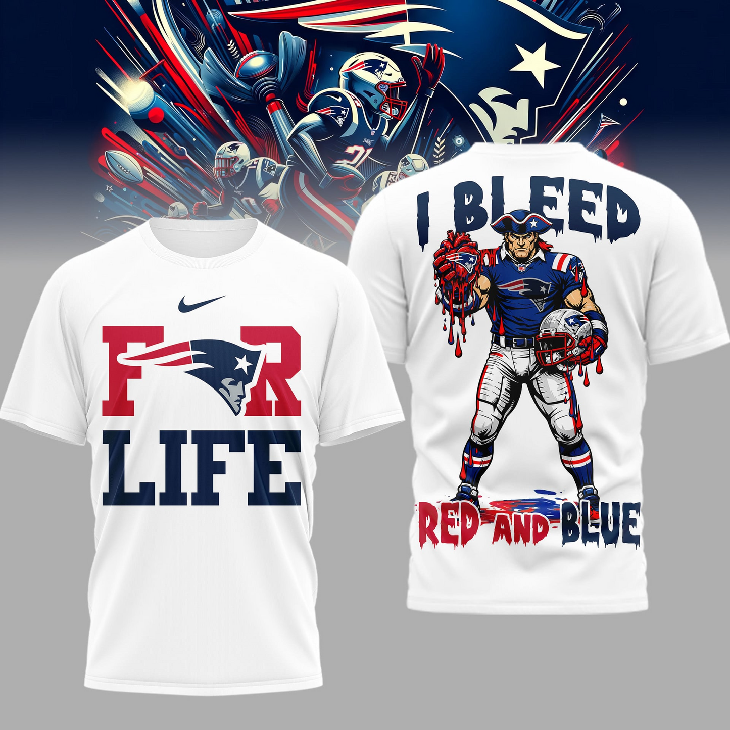 LIMITED EDITION - NEW CUSTOMIZED NFL27 NEP NE PATRIOTS UNISEX T-SHIRT, POLO & HOODIE