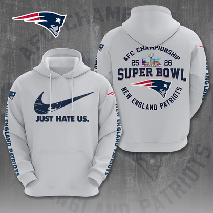 LIMITED EDITION - NEW CUSTOMIZED NFL27 NEP NEW ENGLAND PATRIOTS UNISEX T-SHIRT, POLO, HOODIE & JACKETS