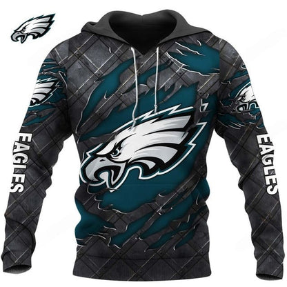 LIMITED EDITION - NEW CUSTOMIZED NFL02 PPE PHILADELPHIA EAGLES UNISEX T-SHIRT, POLO, HOODIE & JACKETS
