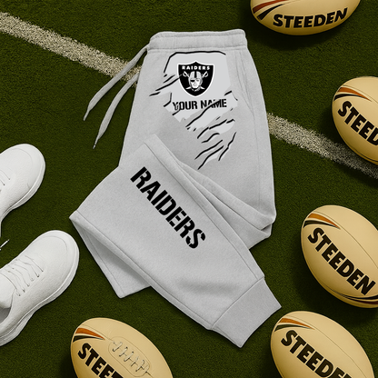 LIMITED EDITION - NEW PERSONALIZED NFL07 LVR LAS VEGAS RAIDERS JOGGERS