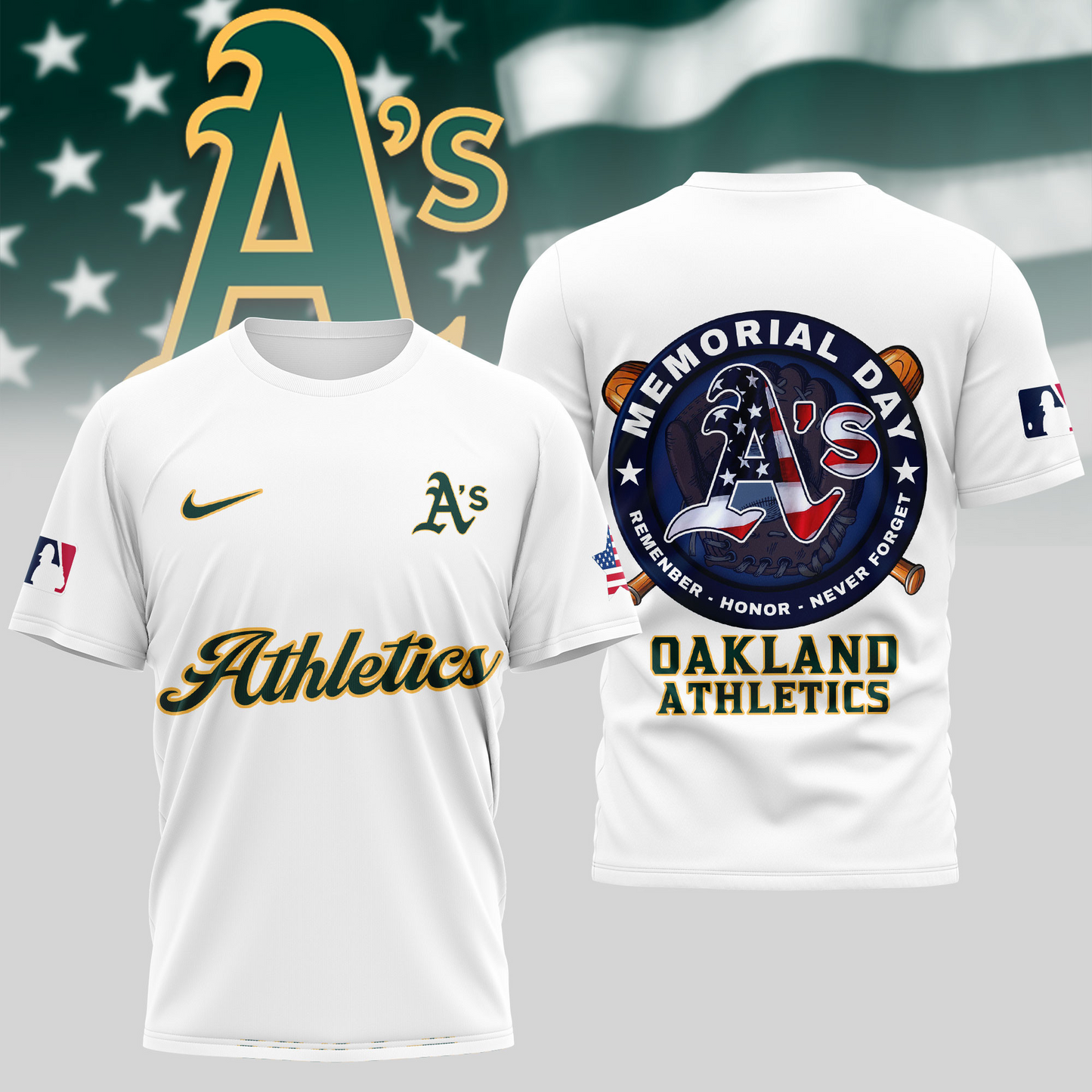 LIMITED EDITION - NEW CUSTOMIZED MLB23 OAS OAKLAND ATHLETICS T-SHIRT, HOODIE, ZIP HOODIE