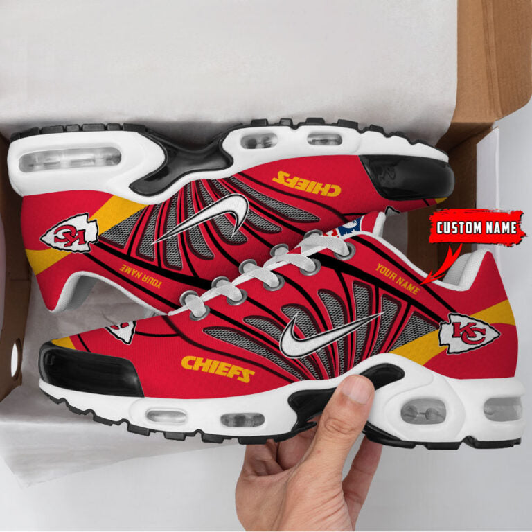 [SPECIAL OFFER] NEW CUSTOMIZED NFL01 KCC KANSAS CITY CHIEFS AIR MAX PLUS SNEAKERS