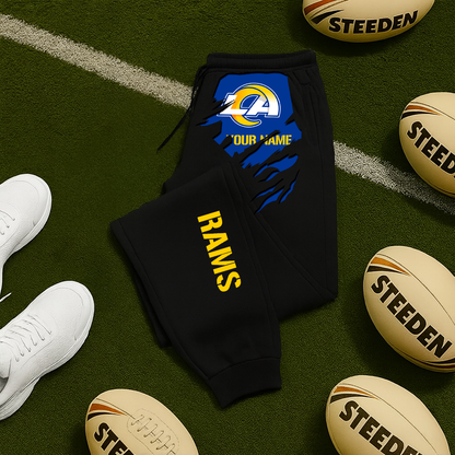 LIMITED EDITION - NEW PERSONALIZED NFL22 LAR LOS ANGELES RAMS JOGGERS