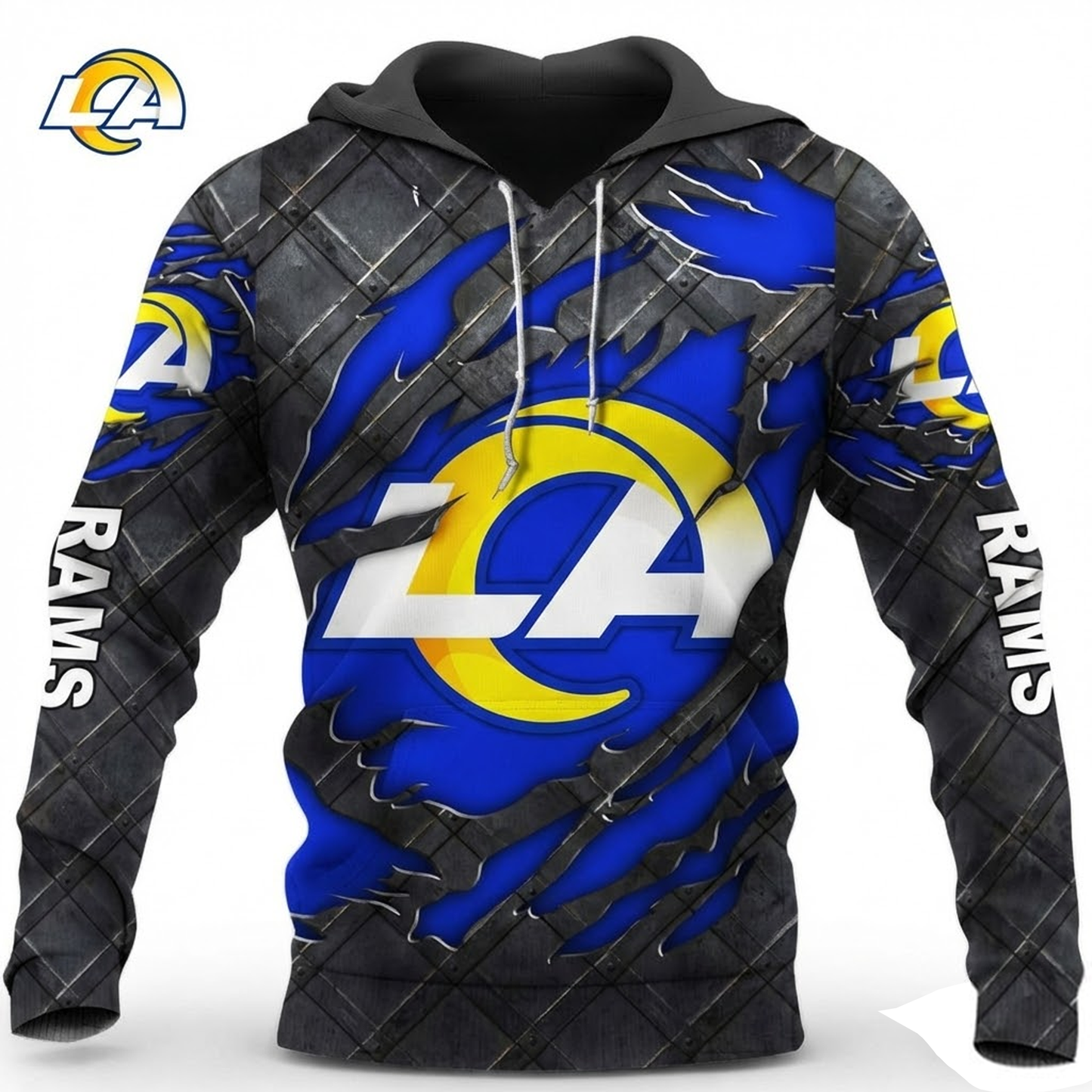 LIMITED EDITION - NEW CUSTOMIZED NFL22 LAR LOS ANGELES RAMS UNISEX T-SHIRT, POLO, HOODIE & JACKETS