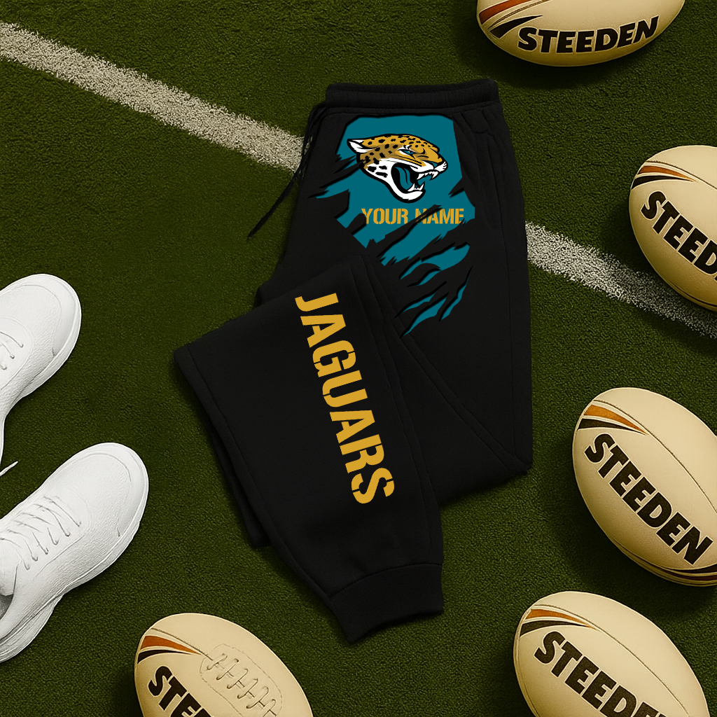 LIMITED EDITION - NEW PERSONALIZED NFL30 JSJ JACKSONVILLE JAGUARS JOGGERS