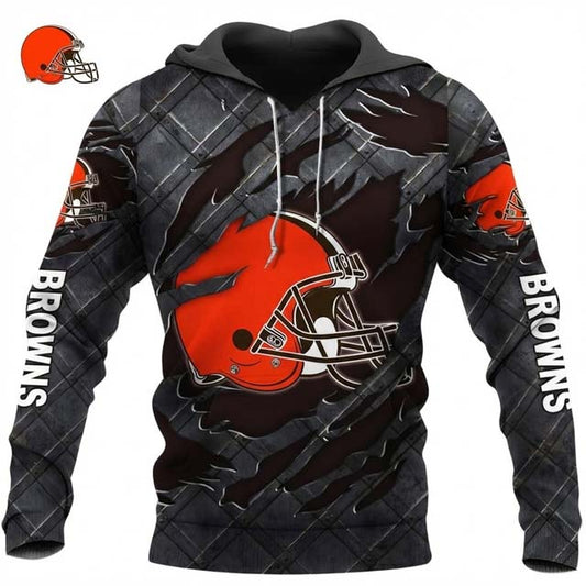 LIMITED EDITION - NEW CUSTOMIZED NFL29 CLB CLEVELAND BROWNS UNISEX T-SHIRT, POLO, HOODIE & JACKETS