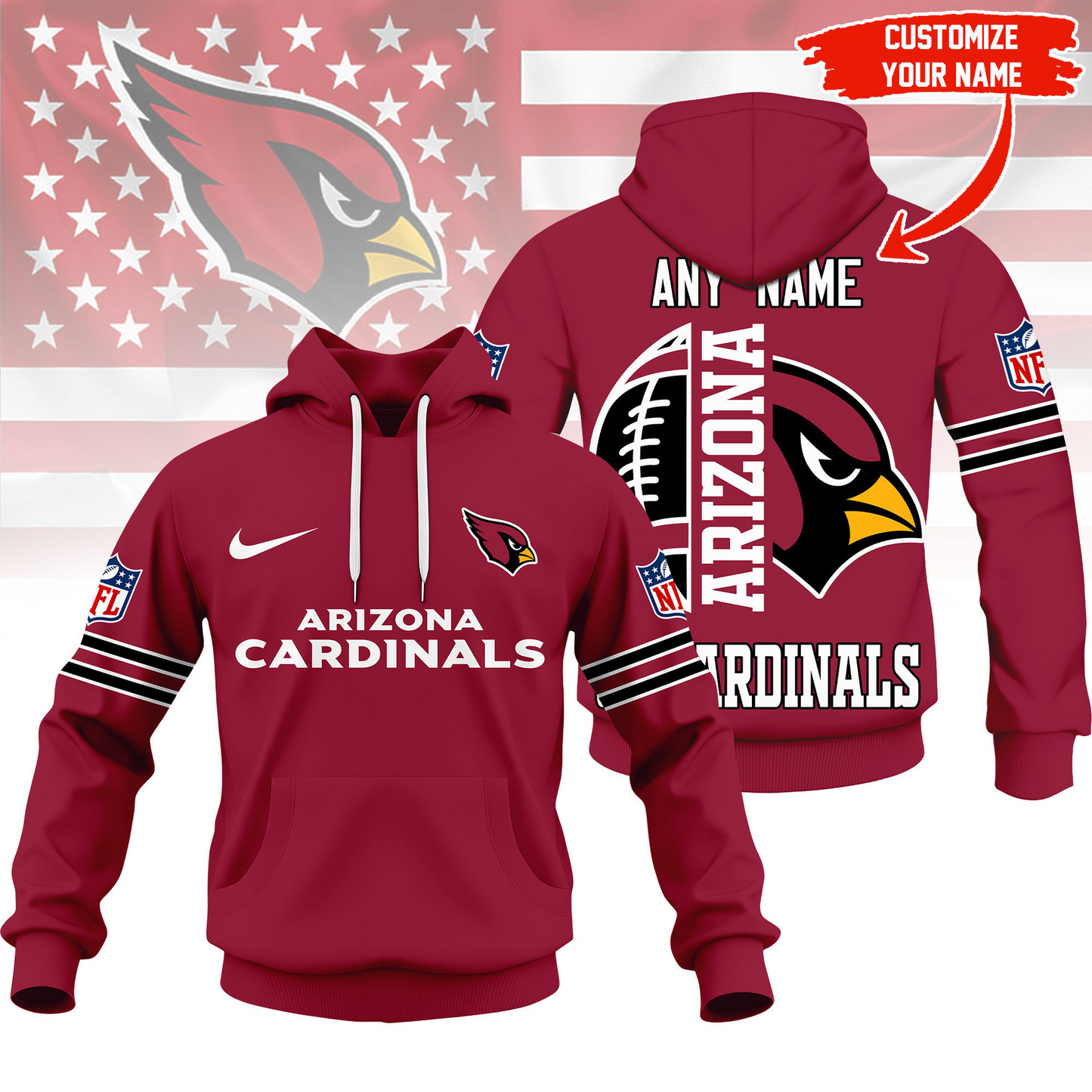 LIMITED EDITION - NEW CUSTOMIZED NFL20 ARC ARIZONA CARDINALS T-SHIRT, HOODIE, ZIP HOODIE