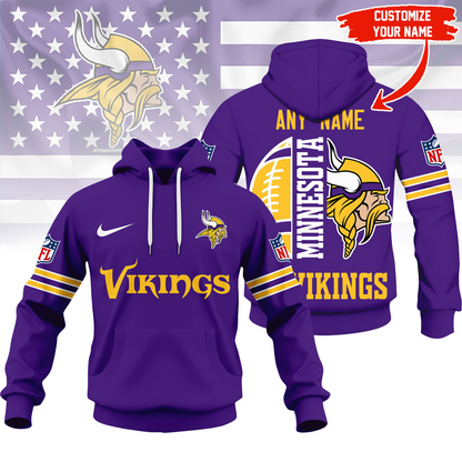 LIMITED EDITION - NEW CUSTOMIZED NFL05 MVK MINNESOTA VIKINGS T-SHIRT, HOODIE, ZIP HOODIE