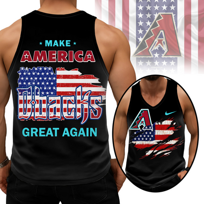 LIMITED EDITION - NEW CUSTOMIZED MLB07 ADS ARIZONA DIAMONDBACKS UNISEX TANK TOP