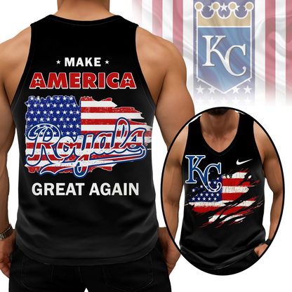LIMITED EDITION - NEW CUSTOMIZED MLB19 KCR KANSAS CITY ROYALS UNISEX TANK TOP
