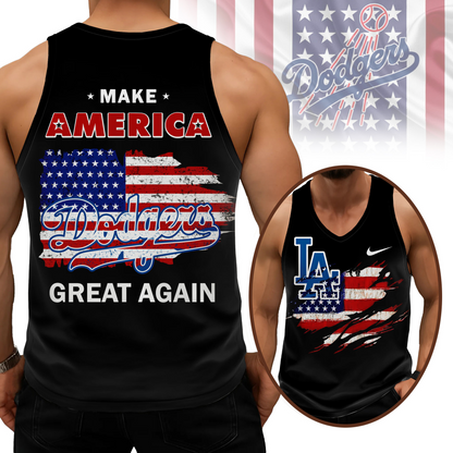 LIMITED EDITION - NEW CUSTOMIZED MLB02 LAD LOS ANGELES DODGERS UNISEX TANK TOP