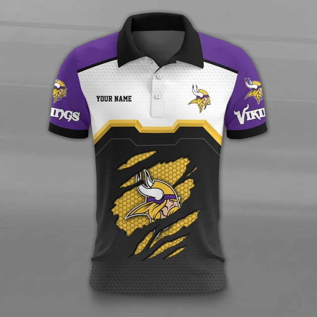 LIMITED EDITION - NEW CUSTOMIZED NFL05 MVK MINNESOTA VIKINGS UNISEX T-SHIRT, POLO, HOODIE & JACKETS