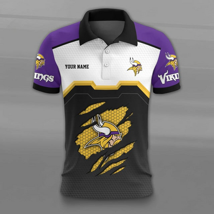 LIMITED EDITION - NEW CUSTOMIZED NFL05 MVK MINNESOTA VIKINGS UNISEX T-SHIRT, POLO, HOODIE & JACKETS