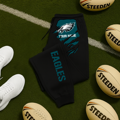 LIMITED EDITION - NEW PERSONALIZED NFL02 PPE PHILADELPHIA EAGLES JOGGERS
