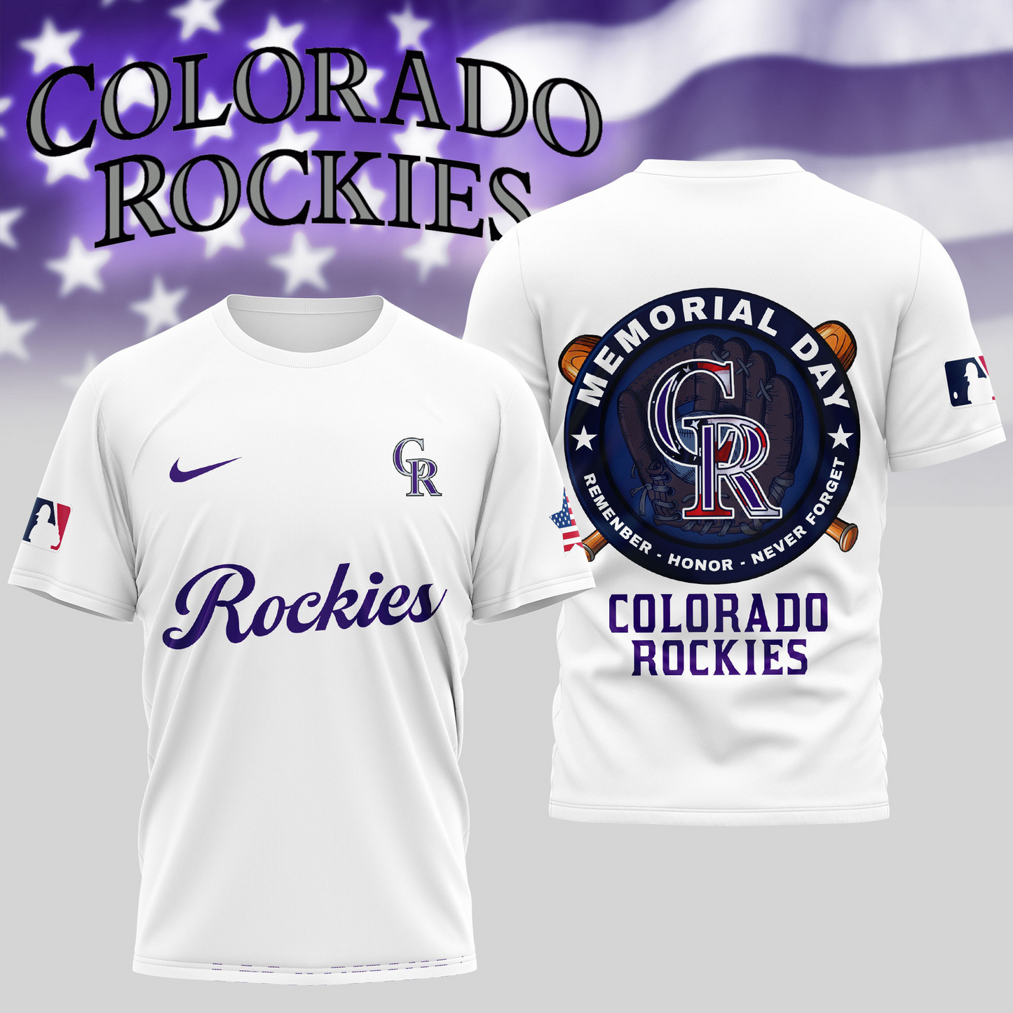 LIMITED EDITION - NEW CUSTOMIZED MLB30 COR COLORADO ROCKIES T-SHIRT, HOODIE, ZIP HOODIE