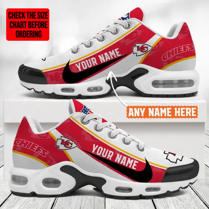 [SPECIAL OFFER] NEW CUSTOMIZED NFL01 KCC KANSAS CITY CHIEFS AIR MAX PLUS SNEAKERS