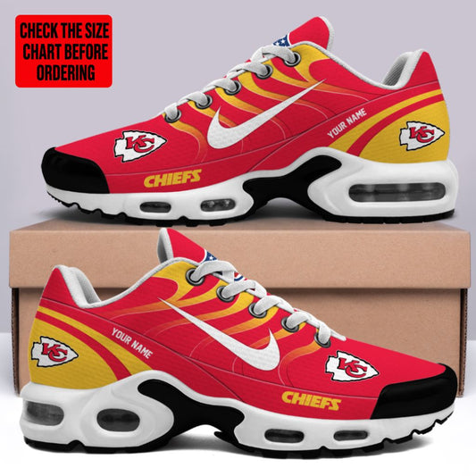 [SPECIAL OFFER] NEW CUSTOMIZED NFL01 KCC KANSAS CITY CHIEFS AIR MAX PLUS SNEAKERS