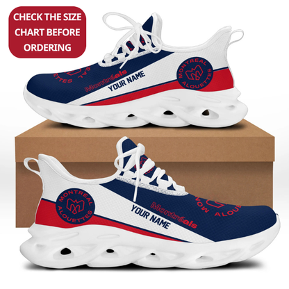 [FAN EXCLUSIVE] NEW CUSTOMIZED CFL01 MTL MONTREAL ALOUETTES MAX SOUL SHOES