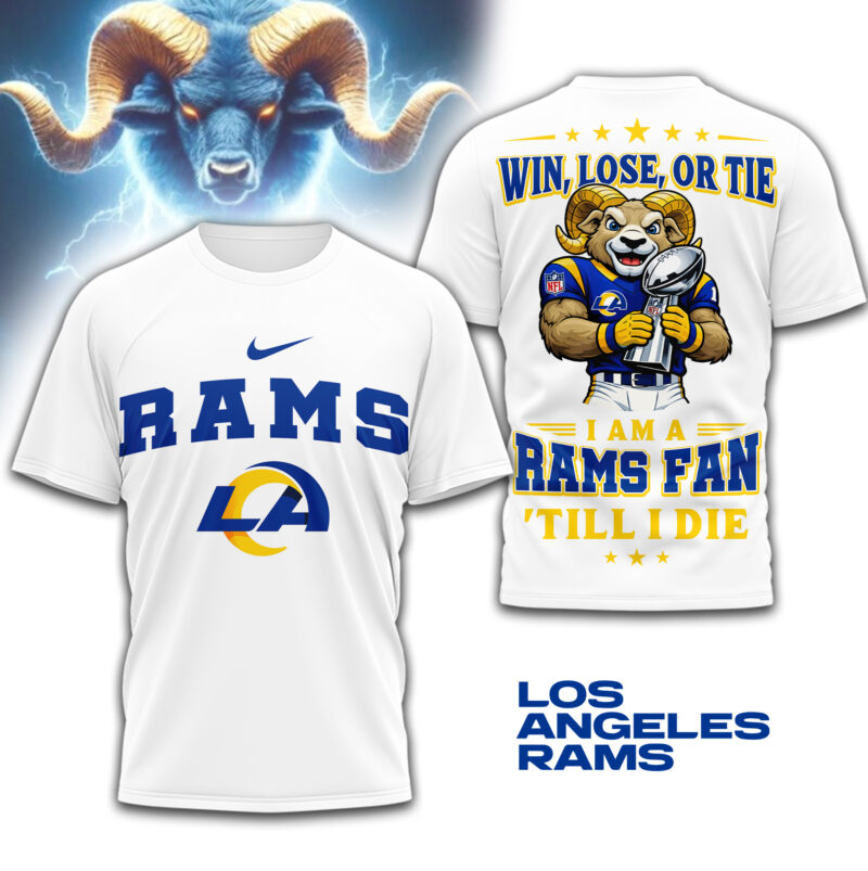 LIMITED EDITION - NEW CUSTOMIZED NFL22 LAR LOS ANGELES RAMS UNISEX T-SHIRT, POLO, HOODIE & JACKETS