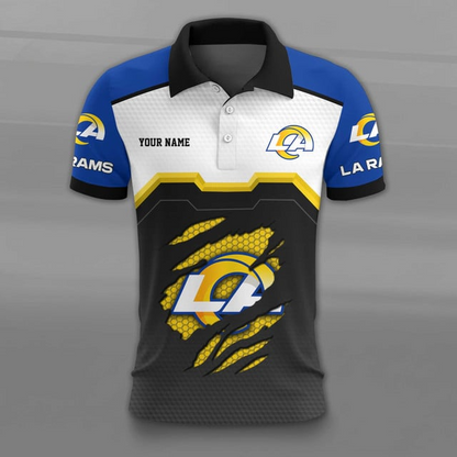 LIMITED EDITION - NEW CUSTOMIZED NFL22 LAR LOS ANGELES RAMS UNISEX T-SHIRT, POLO, HOODIE & JACKETS