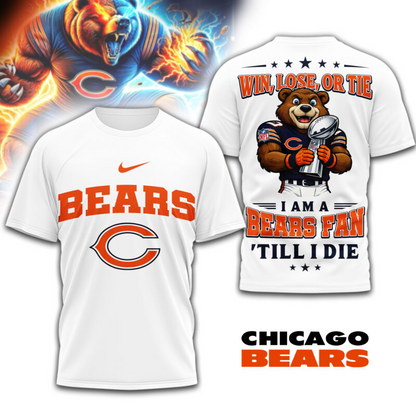 LIMITED EDITION - NEW CUSTOMIZED NFL26 CCB CHICAGO BEARS UNISEX T-SHIRT, POLO, HOODIE & JACKETS