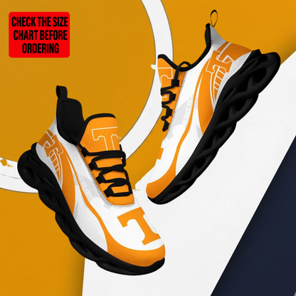 LIMITED EDITION - NEW CUSTOMIZED NCAA FBS01 TNV TENNESSEE VOLUNTEERS CLUNKY SNEAKERS