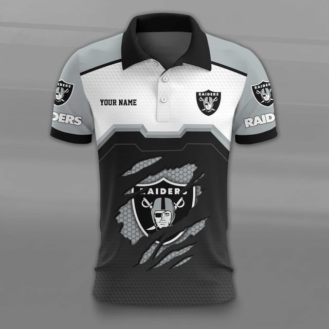 LIMITED EDITION - NEW CUSTOMIZED NFL07 LVR LAS VEGAS RAIDERS UNISEX T-SHIRT, POLO, HOODIE & JACKETS