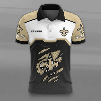 LIMITED EDITION - NEW CUSTOMIZED NFL24 NOS NEW ORLEANS SAINTS UNISEX T-SHIRT, POLO, HOODIE & JACKETS