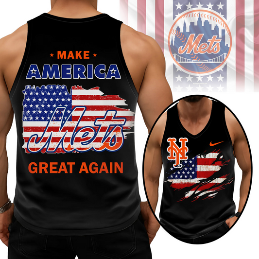 LIMITED EDITION - NEW CUSTOMIZED MLB17 NYM NEW YORK METS UNISEX TANK TOP