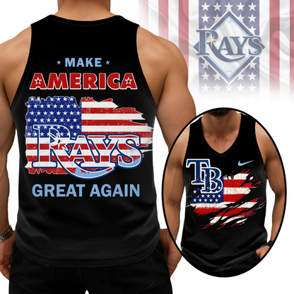 LIMITED EDITION - NEW CUSTOMIZED MLB21 TBR TAMPA BAY RAYS UNISEX TANK TOP