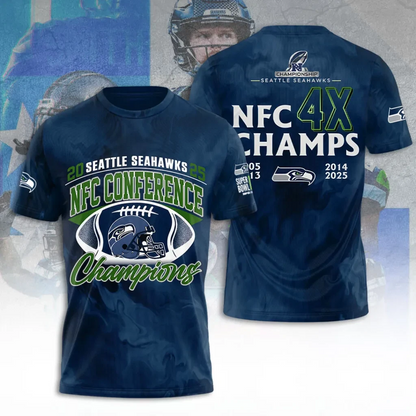 LIMITED EDITION - NEW CUSTOMIZED NFL06 SSH SEATTLE SEAHAWKS UNISEX T-SHIRT, POLO, HOODIE & JACKETS
