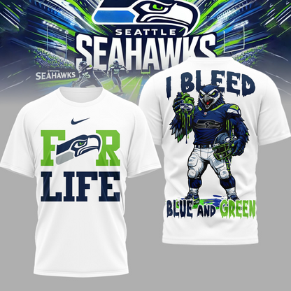 LIMITED EDITION - NEW CUSTOMIZED NFL06 SSH SE SEAHAWKS UNISEX T-SHIRT, POLO & HOODIE