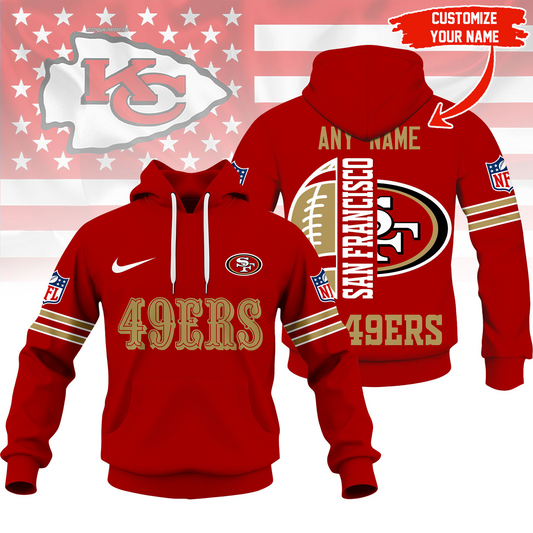 LIMITED EDITION - NEW CUSTOMIZED NFL11 SF49 SAN FRANCISCO 49ERS T-SHIRT, HOODIE, ZIP HOODIE