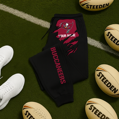 LIMITED EDITION - NEW PERSONALIZED NFL10 TBB TAMPA BAY BUCCANEERSJOGGERS