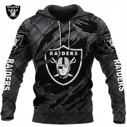 LIMITED EDITION - NEW CUSTOMIZED NFL07 LVR LAS VEGAS RAIDERS UNISEX T-SHIRT, POLO, HOODIE & JACKETS