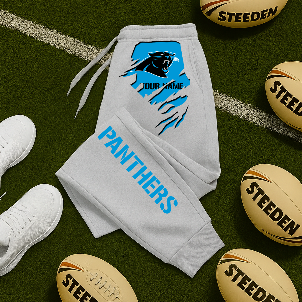LIMITED EDITION - NEW PERSONALIZED NFL23 CLP CAROLINA PANTHERS JOGGERS