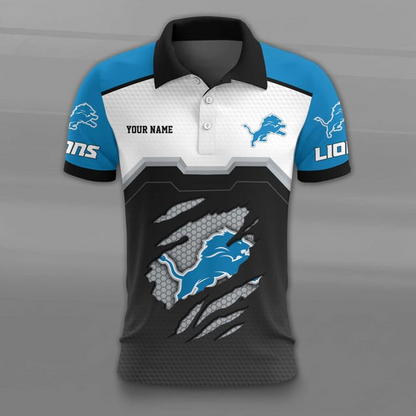 LIMITED EDITION - NEW CUSTOMIZED NFL04 DTL DETROIT LIONS UNISEX T-SHIRT, POLO, HOODIE & JACKETS